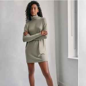 Turtle Neck Sweater Dress